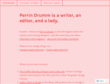 Tablet Screenshot of perrindrumm.com